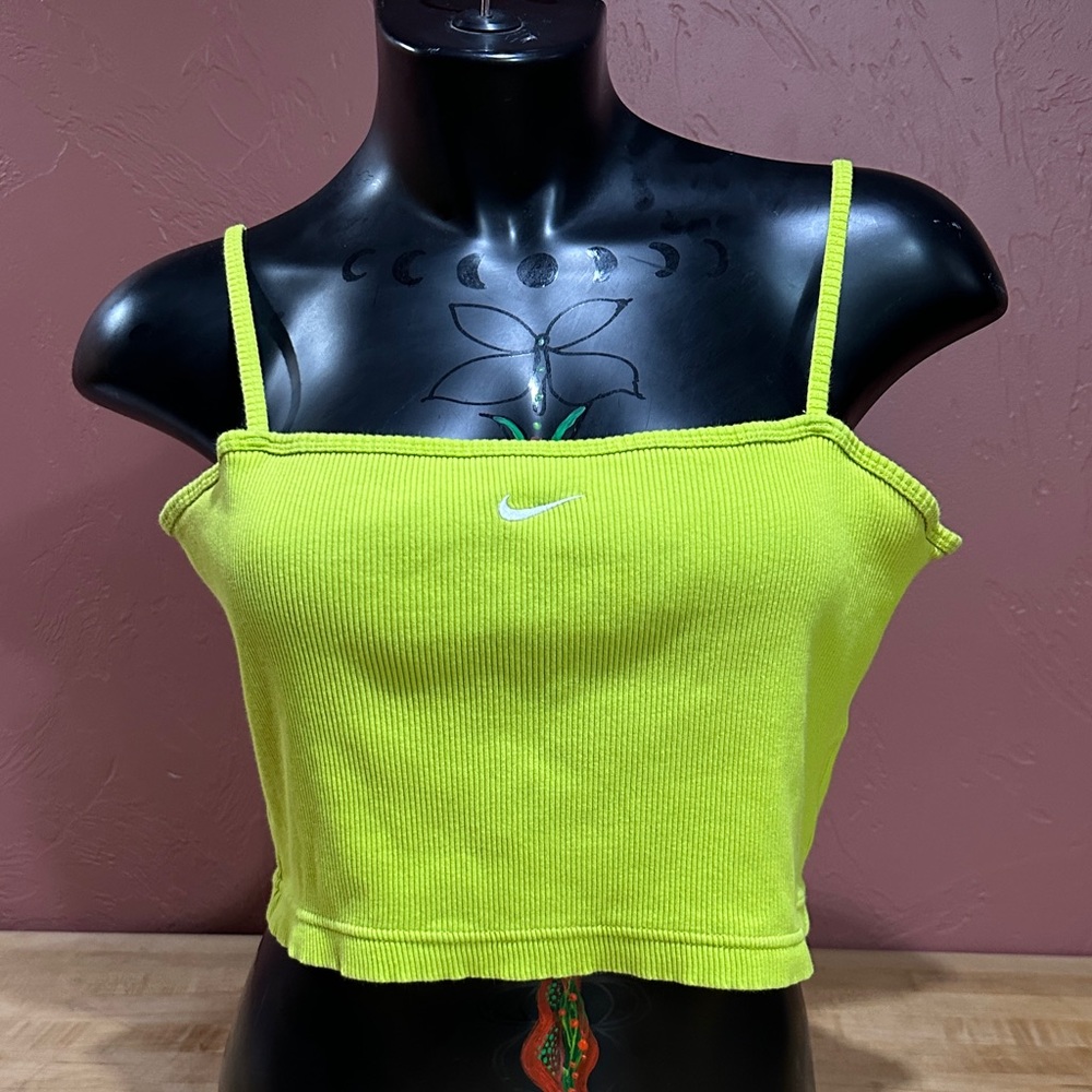 Nike Crop Top [neon lime green]
